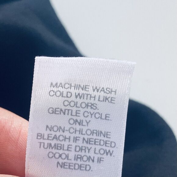 J. Jill Dress Size Small Black Palm Leaf Pattern Sleeveless Midi Lagenlook - Picture 8 of 8